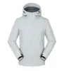 Jaqueta softshell à prova d'água, vento e poeira personalizada, vestuário de trabalho com capuz, jaqueta de trabalho com forro de fleece para atividades em equipe com impressão de logotipo