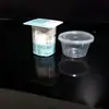 100ml 4oz 4oz Taza desechable P4 para salsa con tapa Caja para condimentos Taza para llevar Caja completa unida dividida