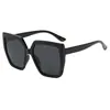 Gafas de Sol Negras de Marco Extra Grande, Protección UV, Gafas de Sol para Conducir, Modernas y Versátiles, Gafas de Sol de Moda Estilo Coreano