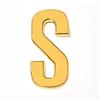 Atacado DIY letras chaveiro roupas letras desgaste com 30mm letras de ouro brilhantes letras jóias acessórios
