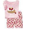 Ropa de Casa de Estilo para Niñas de Manga Corta Nueva Ropa para Niños Traje de Verano Ropa para Aire Acondicionado Pijama de Dibujos Animados K090