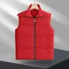 Colete de Algodão Personalizado com Logo Versão Masculina e Feminina Colete de Algodão Enchido Colete para Catering Voluntário Atividades ao Ar Livre Team Building Impressão em Colete