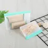 Bolsa autocargable PEVA para conservar la frescura bolsa de almacenamiento tridimensional para alimentos refrigerados frutas secas bocadillos bolsa de almacenamiento sellada esmerilada