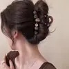 Pinza de pelo coreana de alta gama para mujer, exquisita pinza de tiburón para la parte trasera de la cabeza, pinza de pelo de verano, pasador de estrella de dibujos animados, accesorio para el cabello