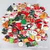 Papá Noel Muñeco de Nieve Campana Árbol de Navidad Funda para Teléfono Material Resina Accesorios Pegamento Crema DIY Accesorios para el Cabello Tocado
