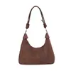 Moda Retro Casual Bolso Dumpling Mujer 2026 Otoño Nuevo Estilo Tendencia Versión Coreana ins de Moda Bolso de Hombro Cruzado Único Sensación de Alta Gama
