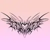 Sm Atrezo Sexy Succubus Pegatinas de Tatuaje Herbales Femeninas Alas de Mariposa Pegatinas de Tatuaje Productos para Adultos Dropshipping