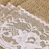 Diretamente do fabricante, capas de talheres para as festas de Natal, sacos de talheres de renda de linho, sacos festivos de louças para festas e casamentos