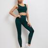 Procesamiento y Personalización del Sujetador Deportivo Más Vendido de Amazon, Estilo Europeo y Americano Ins, Pantalones de Yoga de Secado Rápido de Cintura Alta con Trasero de Durazno para Mujer