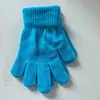 Fabricante de Guantes Mágicos Tiene Stock Listo, Puede Agregar Logo, Guantes de Punto de Color Sólido Otoño e Invierno Cálidos de Acrílico para Jugar con Agua de Burbujas