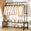 Fábrica de tendedero de piso para interiores para el hogar perchero de interior para ropa perchero de dormitorio simple estante de almacenamiento para balcón para secar ropa