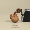 Madera de Durazno Doce Signos del Zodiaco Oveja, Caballo, Cerdo, Mono Llavero Colgante para Coche para Hombres y Mujeres, Amuleto de Llave del Año Zodiacal, Cadena para Teléfono