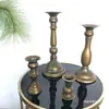 Candelabro de hierro forjado Portavelas retro europeo Portavelas de Amazon Decoración de boda Soporte para velas Cena a la luz de las velas