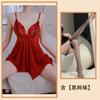 Golden Night Sexy Lingerie Sexy Lace Tentação Camisola plus size Hot Transparente Arquivo Aberto Sem-saída Conjunto de Camisola Uniforme