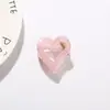 Clip para el Cabello con Forma de Corazón Hueco de PC Estilo Nuevo Europeo y Americano Pinza de Garra con Hebilla de Mariposa Engrosada Accesorios para el Cabello Versátiles con Temperamento Simple Pinza de Tiburón
