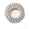 Goma para el pelo de alambre de teléfono iridiscente, transparente, color AB, pulsera deslumbrante, cuerda metálica plateada brillante para el pelo, venta directa de fábrica, alta elasticidad, versátil