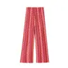 Pronto de Fábrica Atacado de Roupas Femininas para Comércio Exterior 2025 Nova Moda Padrão de Gancho Tricô Mangas Longas Tops Calças de Cintura Alta Conjuntos