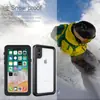 Funda Impermeable de Pimiento Rojo Adecuada para Funda de Teléfono Móvil Iphonex/Xs/Xr, Funda para Natación y Buceo al Aire Libre, Funda Protectora Anti-Caídas