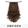 Peruca Curta para Mulheres, Estilo Amarrar, Cachos em Forma de Pera, Rabo de Cavalo Curto, Cabelo Longo Cacheado, Cabelo Sintético Trançado, Rabo de Cavalo Longo Cacheado