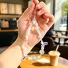Cadena para Teléfono de Perlas de Cristal, Correa Femenina Fresca y Moderna Estilo Ins Anti-Pérdida, Accesorio Universal para Funda de Teléfono al por Mayor