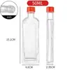 Aceite de cártamo frasco de vidrio botella de aceite medicinal boca grande y pequeña botella de aceite esencial botella de aceite activo botella de aceite esencial para moretones y daños botella sellada
