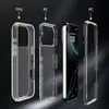 Aplicable Transfronterizo Funda para Teléfono Móvil Transparente a Prueba de Tres Elementos iPhone17Pm Cubierta Protectora Tres en Uno Anticaídas Apple 17/16/15
