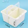 Le Meng Cubeta para Lavar Pinceles Pigmento Acrílico Agua Depósito para Pincel Chino Acuarela Dos en Uno Depósito para Pinceles Multifuncional Caja Plegable para Pinceles