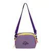 2026 Nova Moda Cor Color Block Dopamina Bolsa Transversal Simples Tecido de Nylon Bolsa Quadrada Pequena Fofa Bolsa para Celular