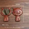 Peine de cojín de aire de madera de gato de dibujos animados sándalo dorado madera maciza mango largo peluquería peine de bolsa de aire artesanías de turismo al por mayor