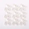 Pingente de metal cachorro-balão de liga colorida pintada, acessório DIY, pulseira, colar, chaveiro, acessório de joia