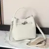 Primeira Camada Couro Bovino Cesta de Vegetais Balde Bolsa Feminina Couro Genuíno 2026 Nova Versátil Alta Qualidade Bolsa de Ombro Única Bolsa de Mão Transversal Bolsa Feminina