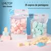 Puff de pó de maquiagem latino-americano água de bolha hidrofílica grande puff de pó de maquiagem pentagonal 25 no saco B0942