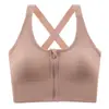 Ropa Interior Deportiva para Correr Hermosa a Prueba de Golpes para Mujer Traje de Yoga Fitness Camisola Moldeadora Levanta-busto Sin Aro