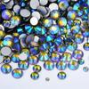 Strass de Tamanhos Mistos Ss3-Ss16 com Verso Plano para Capas de Celular, Strass de Vidro Cristal DIY para Arte de Unhas Criativa, Acessórios Decorativos Mistos