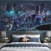Cyberpunk cyberpunk 2077 fondo tela colgante bar ins decoración escena nocturna póster dormitorio tapiz pintura mural