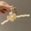 Pinza para el pelo de lazo estilo coreano para cabello voluminoso, pinza para el pelo con forma de corazón para la parte trasera de la cabeza, nuevo pinza de tiburón grande 2026 accesorio para el cabello