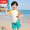 Traje de Baño para Niños Niño Dividido Protección Solar Traje de Baño 2025 Nuevo Niño Bebé Niños Profesional Equipo de Natación de Secado Rápido