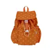 Nova Mochila de Bolinhas Fashion Leve de Nicho Bolsa Escolar com Aba e Cordão Popular Bolsa Feminina Bolsa de Aula Mochila
