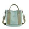 Nova bolsa de lona transfronteiriça, leve e de grande capacidade, bolsa de ombro e transversal, bolsa casual para o dia a dia para mulheres, atacado e feita sob medida