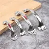 Tirador antiguo para cajón, ventana, puerta, acero inoxidable, tirador abierto, armario, cocina, accesorios de hardware
