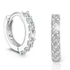 Pendientes de Lujo Accesibles Seleccionados Cuidadosamente S925 Plata Transfronterizos para Mujer, Chapado en Oro Chapado en Diamante Versátiles de Alta Gama Populares Pendientes Simples