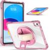 Adecuado para iPad10th 10.9 2022 Funda iPad Soporte Giratorio Correa de Mano Funda Anticaídas