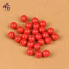 Mineral Crudo Cinabrio Cuentas Sueltas Arena Dorada Púrpura Arena Imperial Alto Contenido Hilo de Cuentas Redondas Pulsera Joyería Tejida DIY Accesorios
