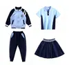 Jardim de Infância Roupas Jardim Primavera e Outono Novo Estilo Colégio Infantil Três peças Terno Esportivo Uniforme Escolar dos Alunos do Ensino Fundamental e Médio Roupas de Classe
