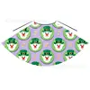 St Hecho a Medida de Fábrica. Capa Infantil Verde Estampada del Día de San Patricio, Capa de Disfraz de Atrezo para Actuación Estilo Europeo y Americano para Niños y Niñas
