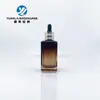 Em estoque elegante Lauder frasco pequeno marrom frasco quadrado 100ml/30ml conta-gotas essência frasco de creme para os olhos anel de areia rolante material de embalagem