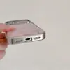 Funda Rosa Suave Estilo Coreano para Phone 17Promax Adecuada para Iphone16Pro y 18Promax con Recubrimiento de Resina