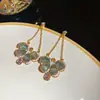 Pendientes Colgantes de Mariposa de Cristal Vintage con Forma de Lágrima, Estilo Súper Hada y Hermosos, Pendientes de Moda, Pendientes de Lujo Ligero y de Gama Alta
