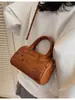 Bolsa Boston de Moda Coreana para Mulheres Verão 2025 Nova Bolsa Transversal de Nicho Bolsa Almofada Portátil Simples e Estilosa