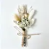 Mini ramo de flores secas transfronterizo, caja de regalo de ramillete de boda para novia y dama de honor, flores secas decorativas, flores eternas y pequeños regalos